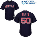 Navy Blue Mookie Betts Men's   Boston Red Sox Cool Base Alternate jersey