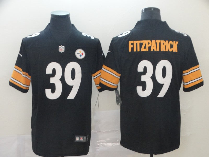 Men's Pittsburgh Steelers Minkah Fitzpatrick #39 Black Game Jersey1