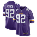 James Lynch Minnesota Vikings  Game   Jersey - Purple