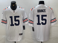 Men's Chicago Bears Rome Odunze #15 White 2024  Draft 2nd Alternate Game Player Jersey1