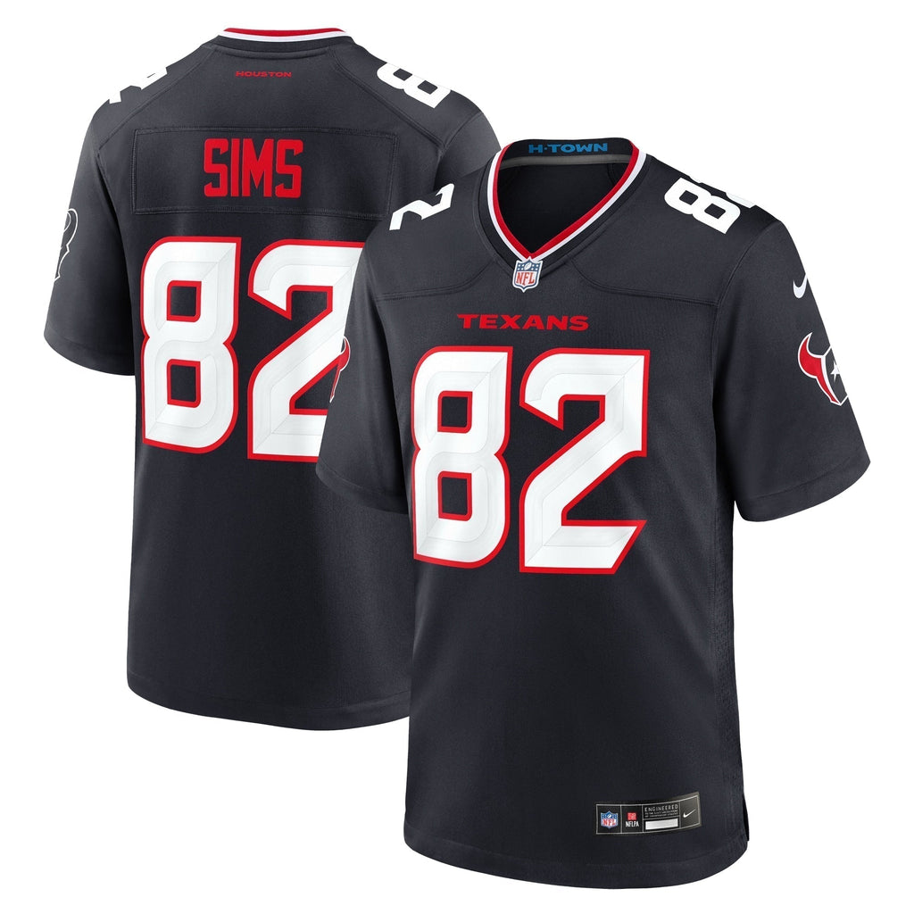 Steven Sims Houston Texans  Team Game Jersey -  Navy