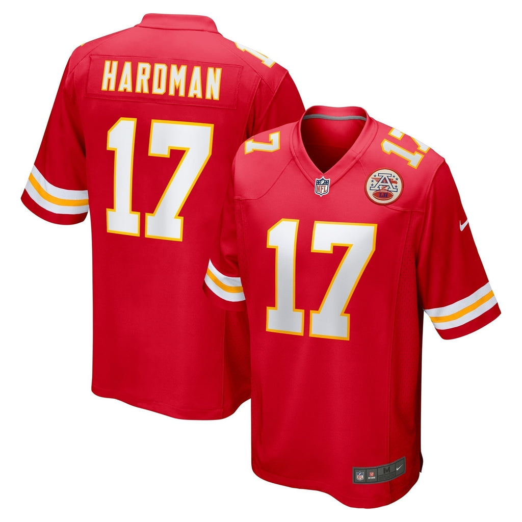 Mecole Hardman Kansas City Chiefs   Game Jersey -  Red