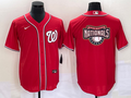 Men's Washington Nationals Red Alternate Replica Team Jersey1