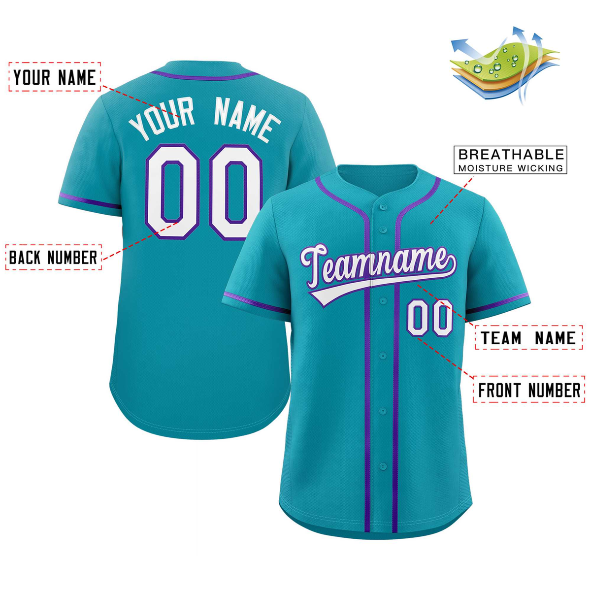 Custom Men Women Baseball Jersey Button Down Hip Hop Baseball Shirt Stitched Name Number