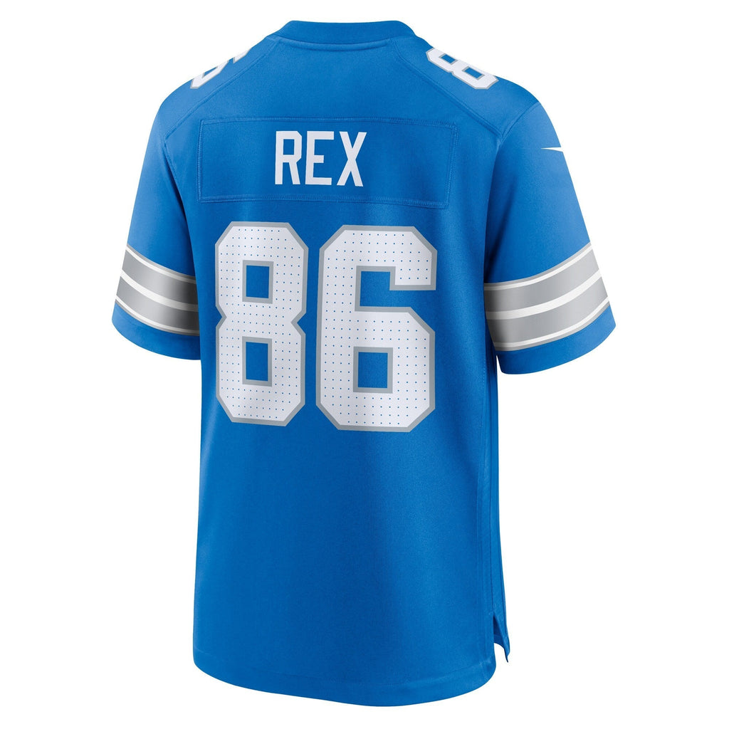 Isaac Rex Detroit Lions  Game Jersey -  Blue