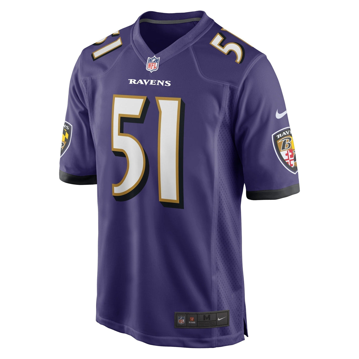 Josh Ross Baltimore Ravens  Game   Jersey - Purple