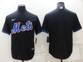 Men's New York Mets Black 2022 Alternate Replica Blank Jersey1