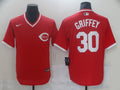 Men's Cincinnati Reds Ken Griffey Jr. #30 Red Alternate Game Jersey1