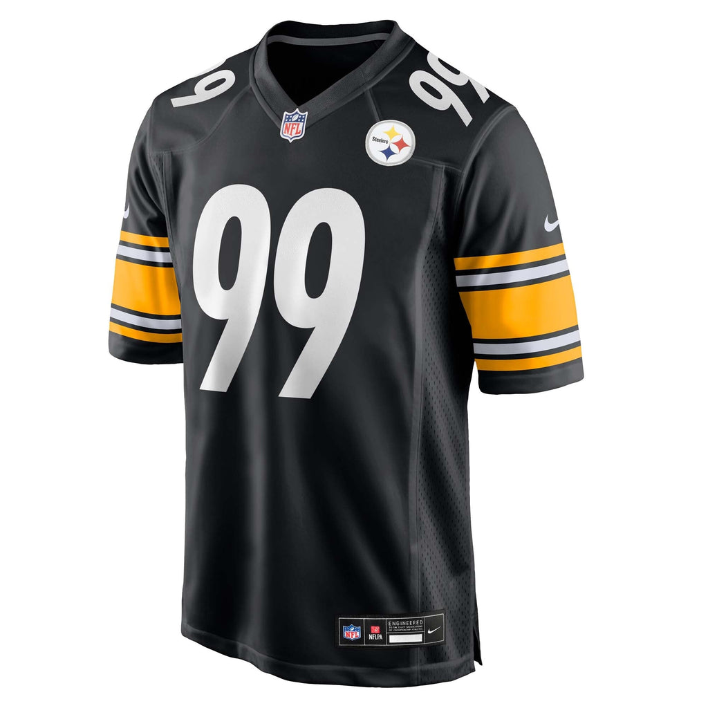 Men's Pittsburgh Steelers Derrick Harmon  Black 2025  Draft First Round Pick Game Jersey