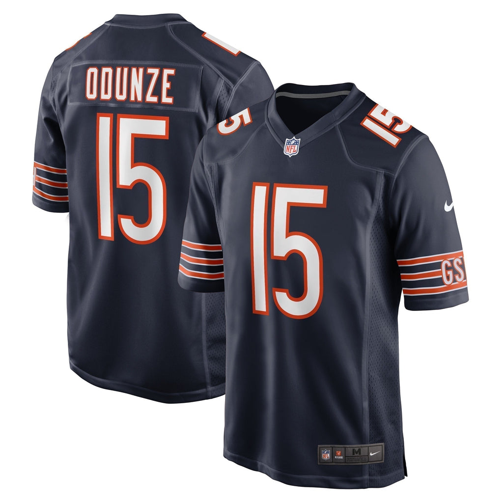 Rome Odunze Chicago Bears  2024  Draft First Round Pick   Game Jersey - Navy