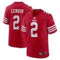 Deommodore Lenoir San Francisco 49ers   Game Jersey -  Scarlet