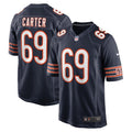 Ja'Tyre Carter Chicago Bears  Game   Jersey - Navy