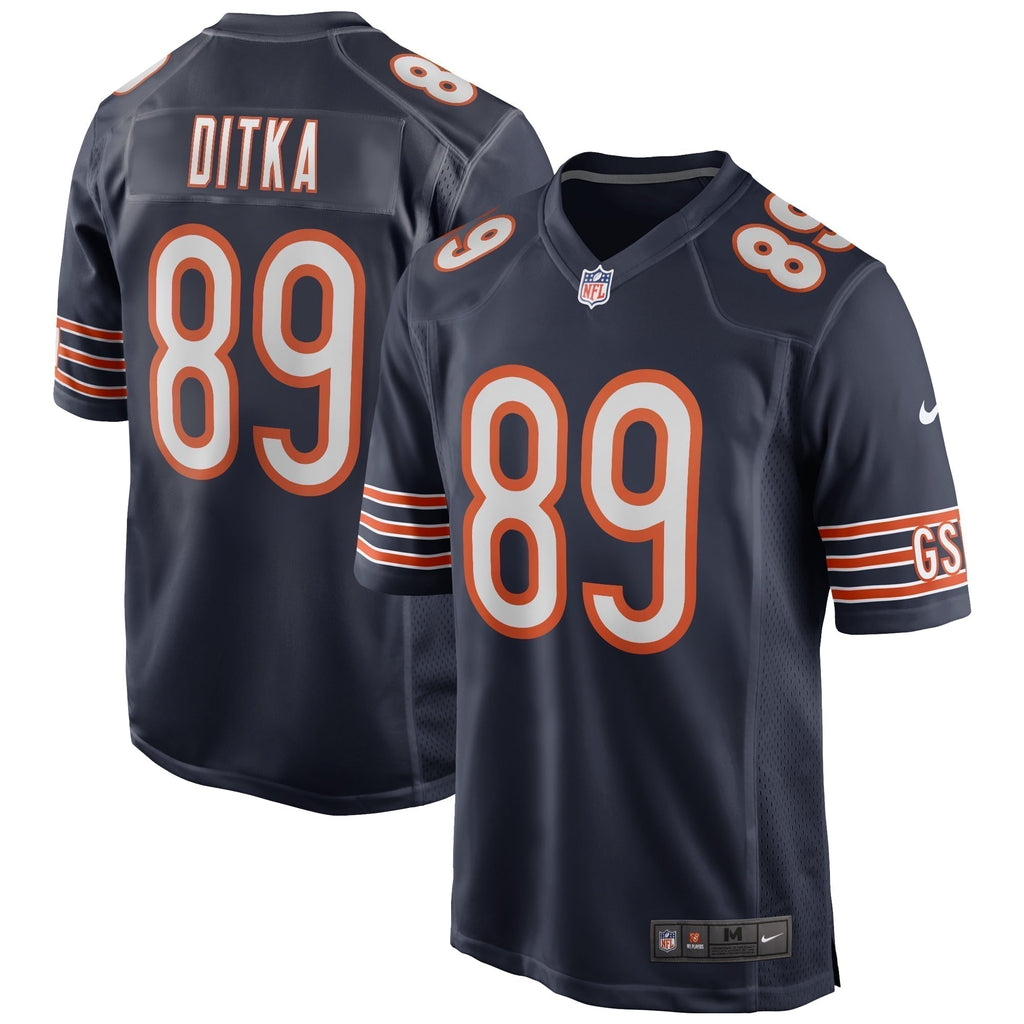 Mike Ditka Chicago Bears  Game Retired   Jersey - Navy
