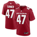 Ezekiel Turner Arizona Cardinals  Team Game Jersey -  Cardinal