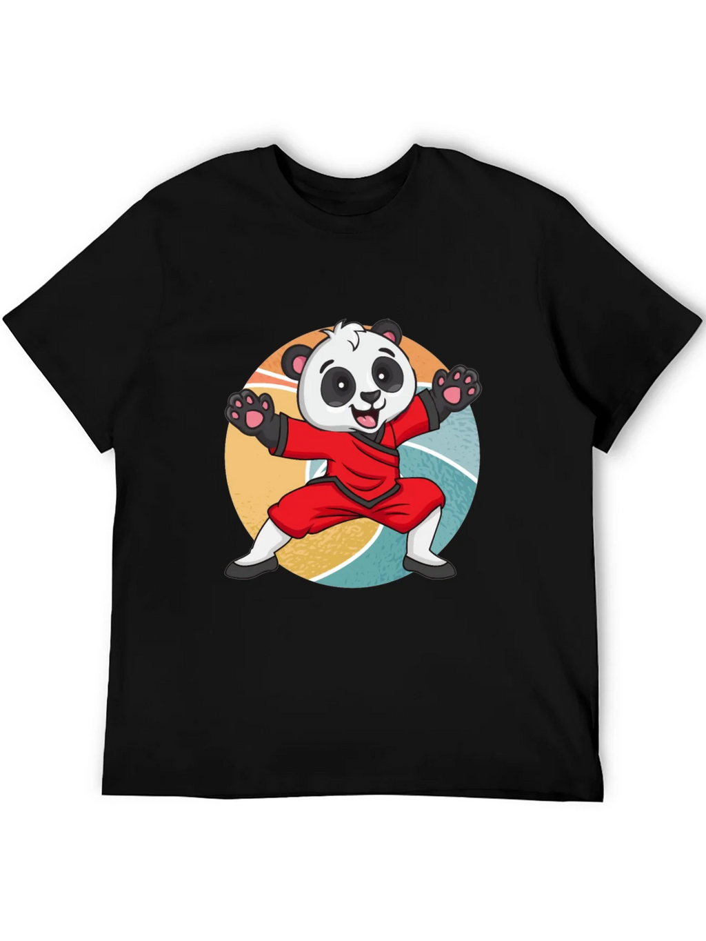 Martial Arts Panda T-Shirt: Cute Kung Fu Bear Tee