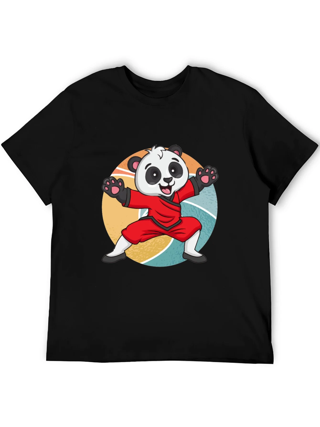 Martial Arts Panda T-Shirt: Cute Kung Fu Bear Tee