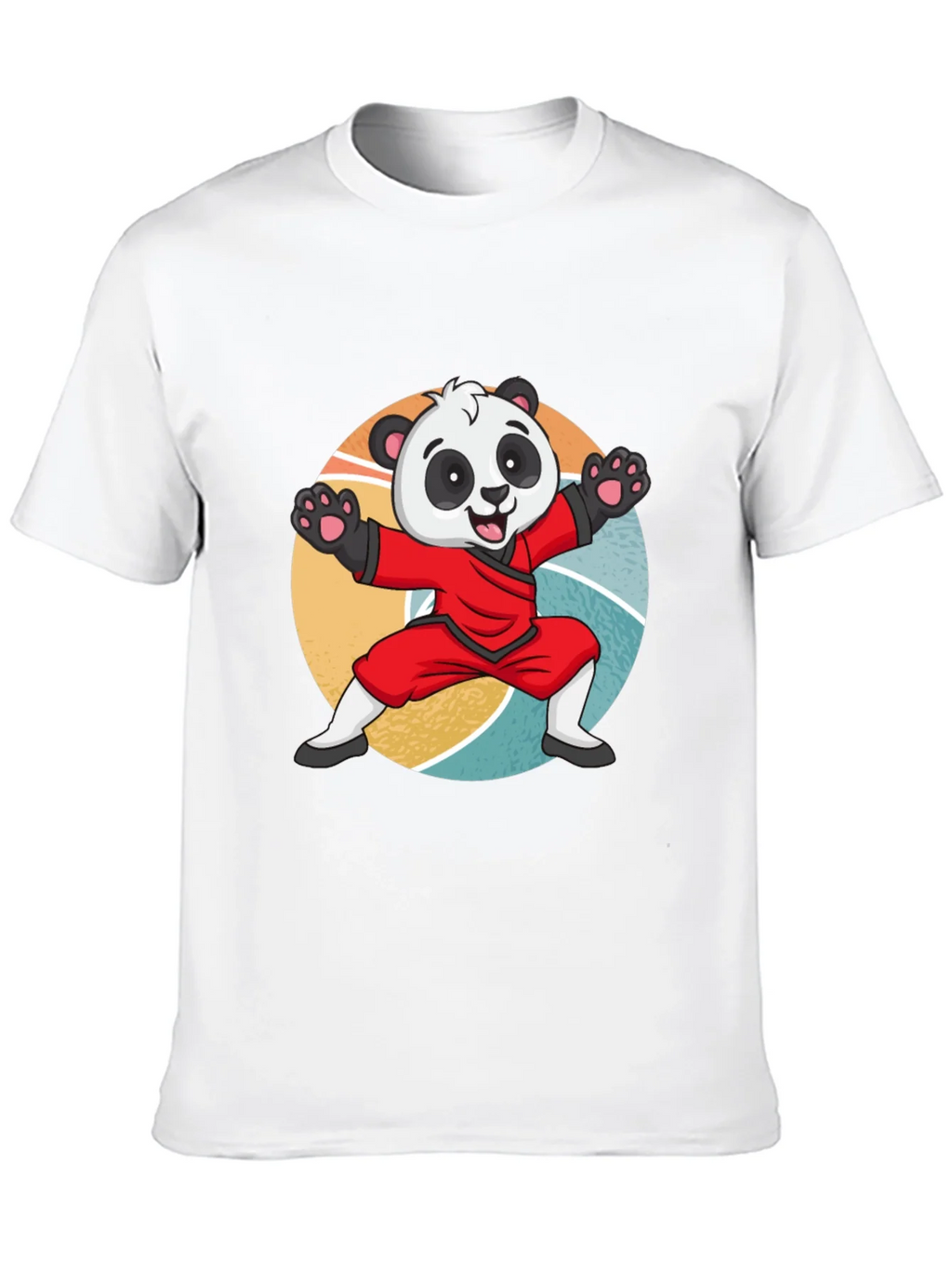 Martial Arts Panda T-Shirt: Cute Kung Fu Bear Tee