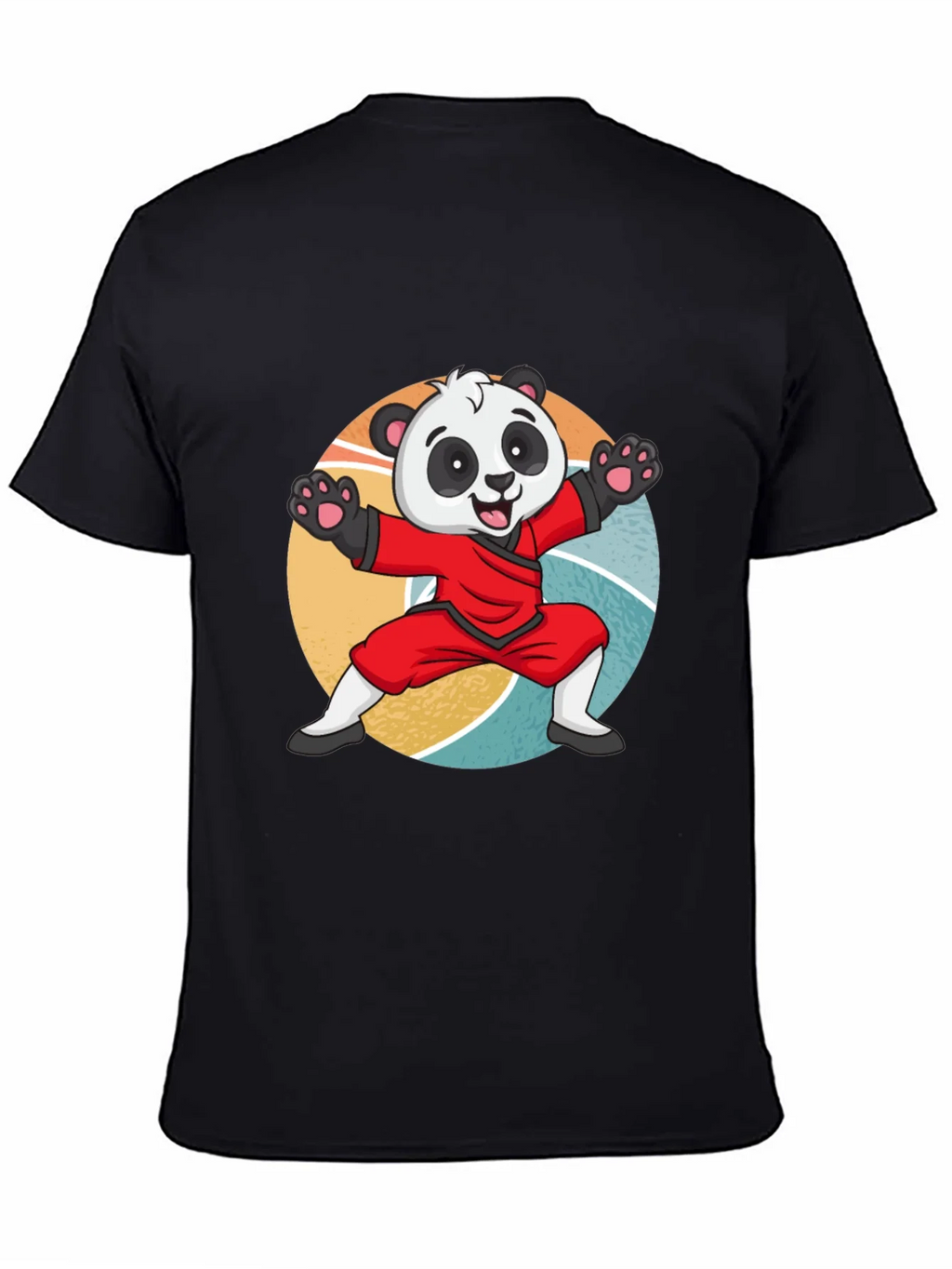Martial Arts Panda T-Shirt: Cute Kung Fu Bear Tee