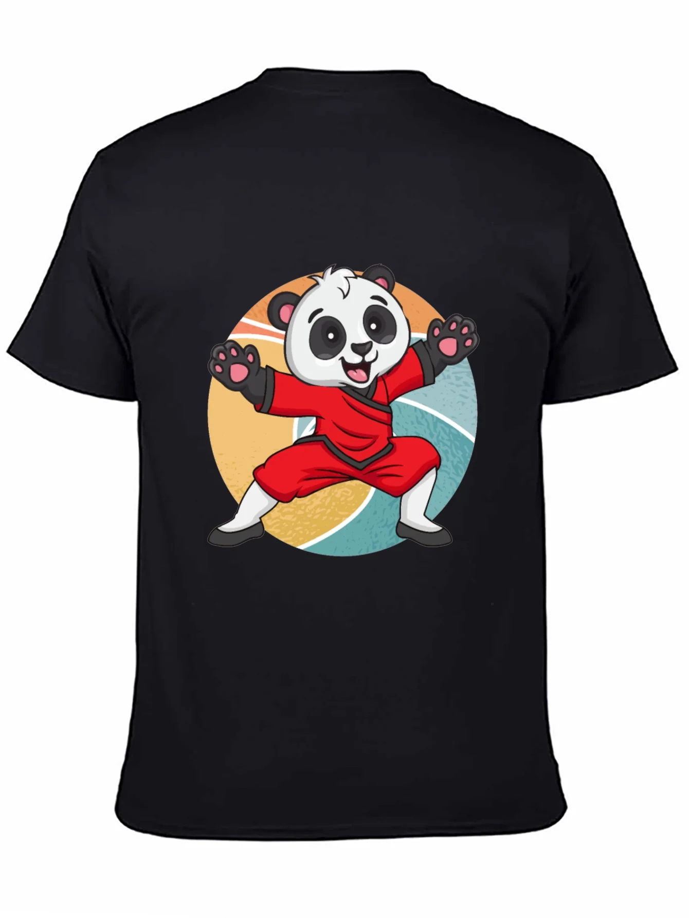 Martial Arts Panda T-Shirt: Cute Kung Fu Bear Tee