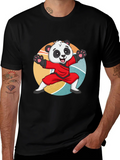 Martial Arts Panda T-Shirt: Cute Kung Fu Bear Tee