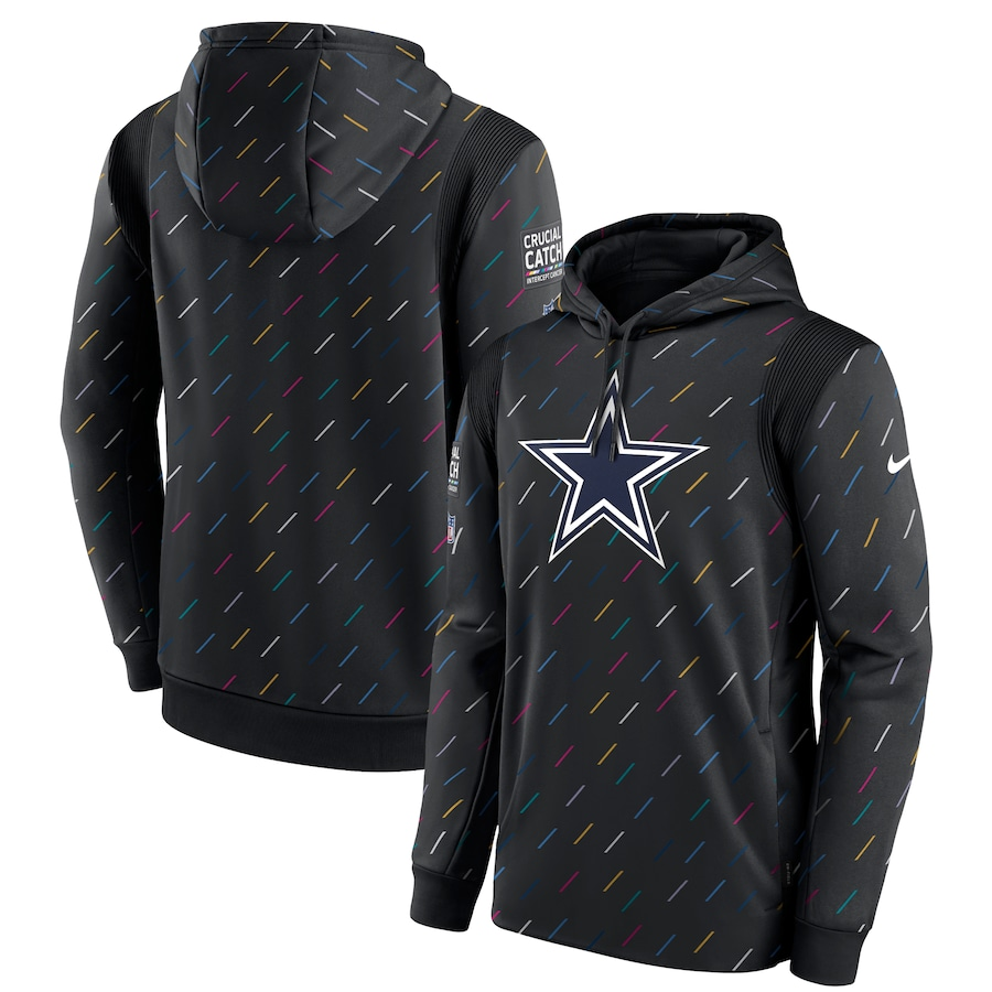 Men's Dallas Cowboys  2021 Salute to Service Hoodie1 Black