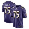 Jonathan Ogden Baltimore Ravens  Retired   Game Jersey - Purple