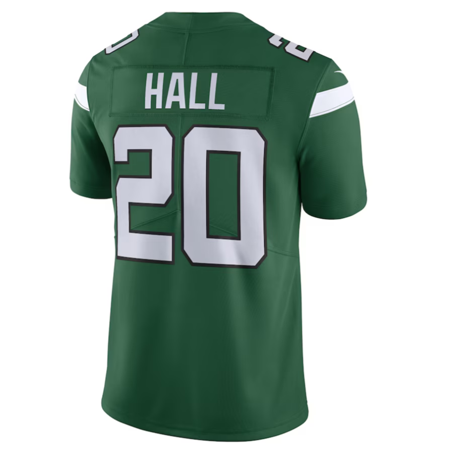 #20 Breece Hall Player NY.Jets Gotham Green Vapor Untouchable Limited Football Jerseys