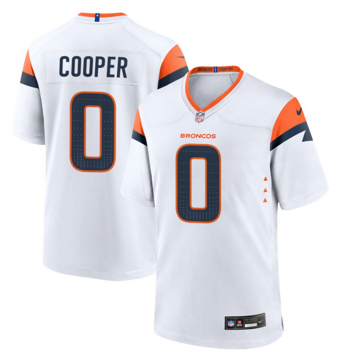 Jonathan Cooper Denver Broncos 2024 Jersey