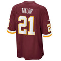 W.Commanders #21 Sean Taylor  Player Red Stitched Game Football Jerseys