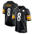 Men's Pittsburgh Steelers Aaron Rodgers  Black Game Jersey