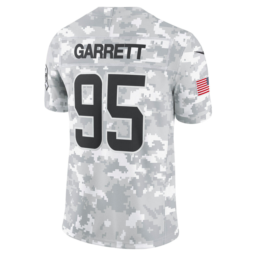 Myles Garrett Cleveland Browns  2024 Salute to Service Limited Jersey - Arctic Camo