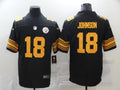 Men's Pittsburgh Steelers Diontae Johnson #18 Black Alternate Legend Jersey1