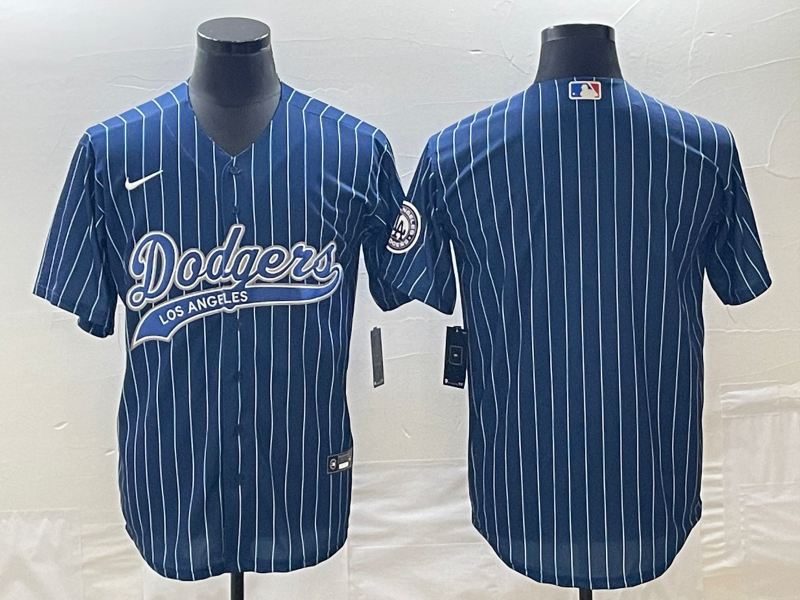 Men's Los Angeles Dodgers Blue Blank Jersey1 Joint Edition