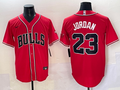 Men's Chicago Bulls Michael Jordan #23 Red Game Player Jersey