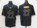 Men's Pittsburgh Steelers Najee Harris #22 Black Game Player Jersey1