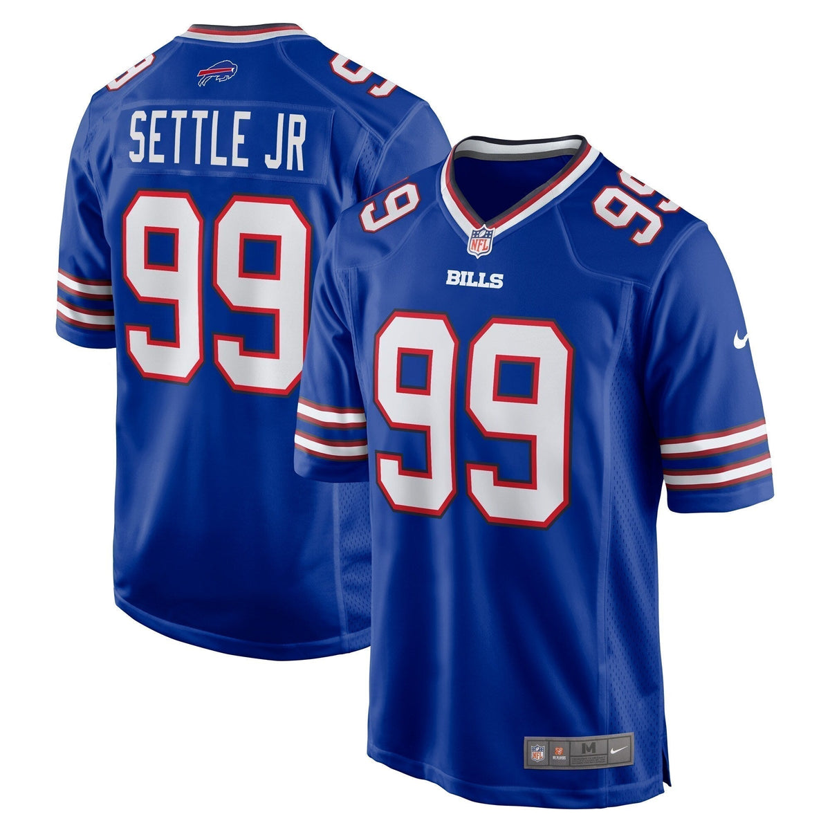 Tim Settle Buffalo Bills  Game Jersey - Royal