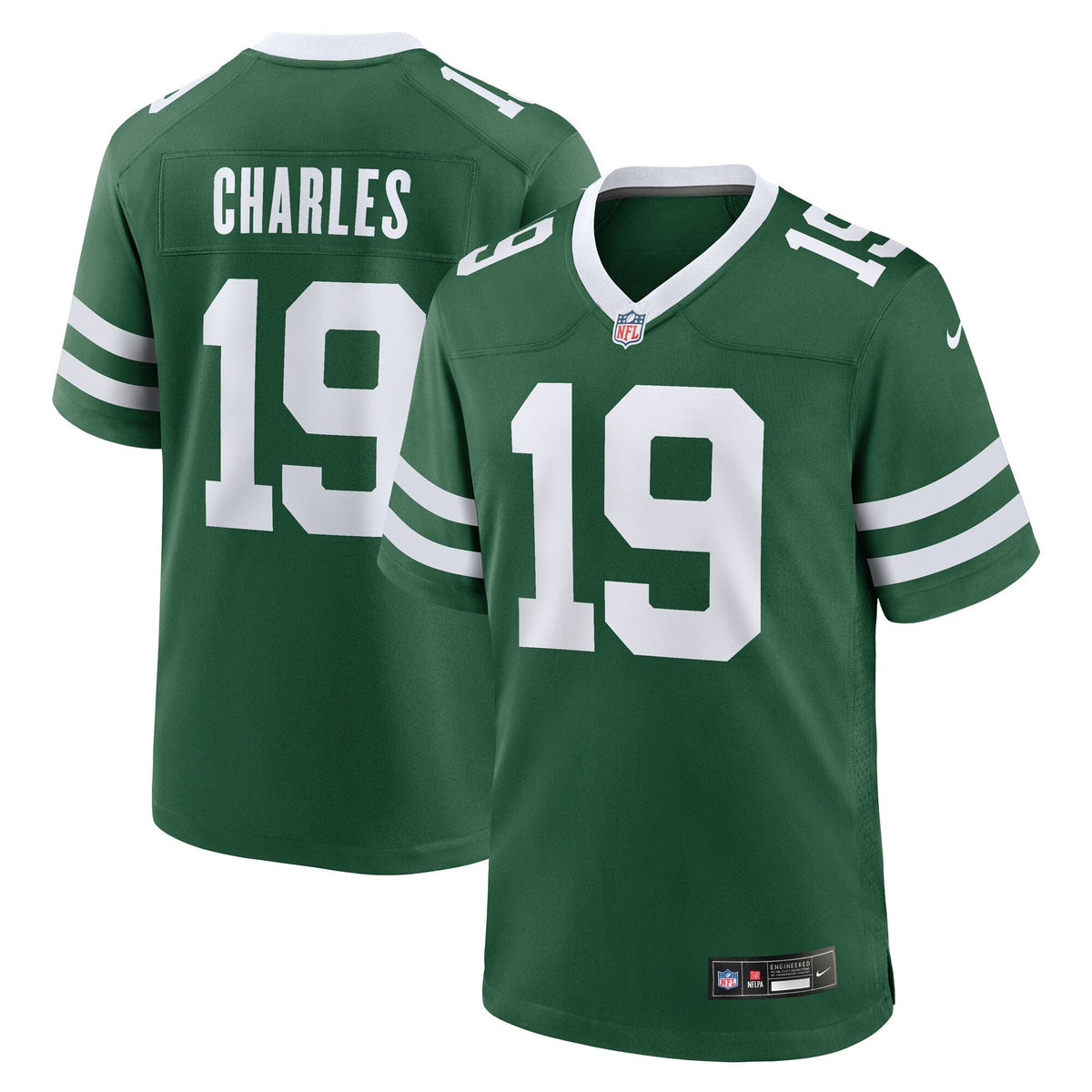 Irvin Charles New York Jets  Team Game Jersey - Legacy Green