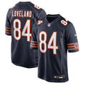 Chicago Bears Colston Loveland  Navy 2025  Draft First Round Pick Game Jersey