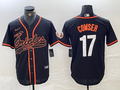 Men's Baltimore Orioles Colton Cowser #17 Black Player Jersey1 Joint Edition