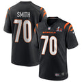 D'Ante Smith Cincinnati Bengals  Super Bowl LVI Game Jersey - Black