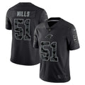 Sam Mills Carolina Panthers  Retired   RFLCTV Limited Jersey - Black