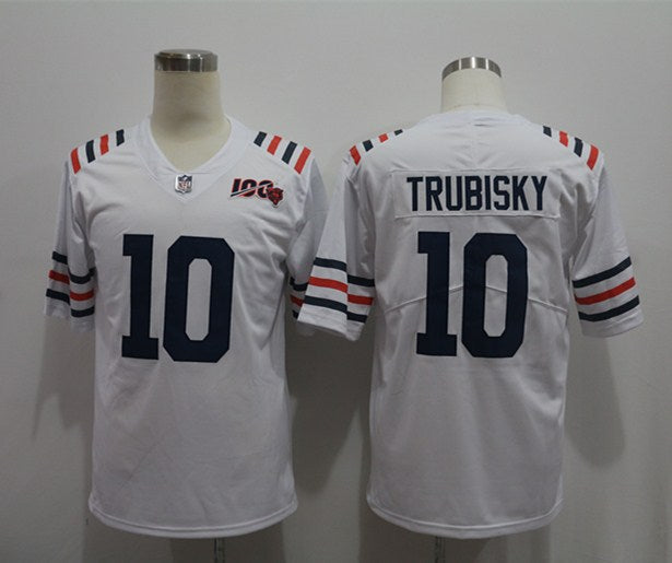 Men's Chicago Bears Mitch Trubisky 2021  Draft First Round Pick Alternate Jersey1