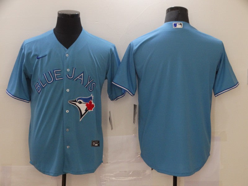 Men's Toronto Blue Jays Powder Blue Alternate Replica Team Blank Jersey1