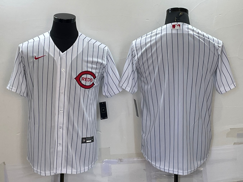 Men's Cincinnati Reds White 2022  at Field of Dreams Game Authentic Blank Jersey