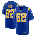 Brenden Rice Los Angeles Chargers  2024  Draft 2nd Alternate Game   Jersey - Royal