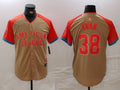 Men's American League Steven Kwan #38 Cream 2024  All-Star Game Limited Player Jersey1