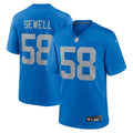 Penei Sewell Detroit Lions  Alternate Game Jersey -  Blue