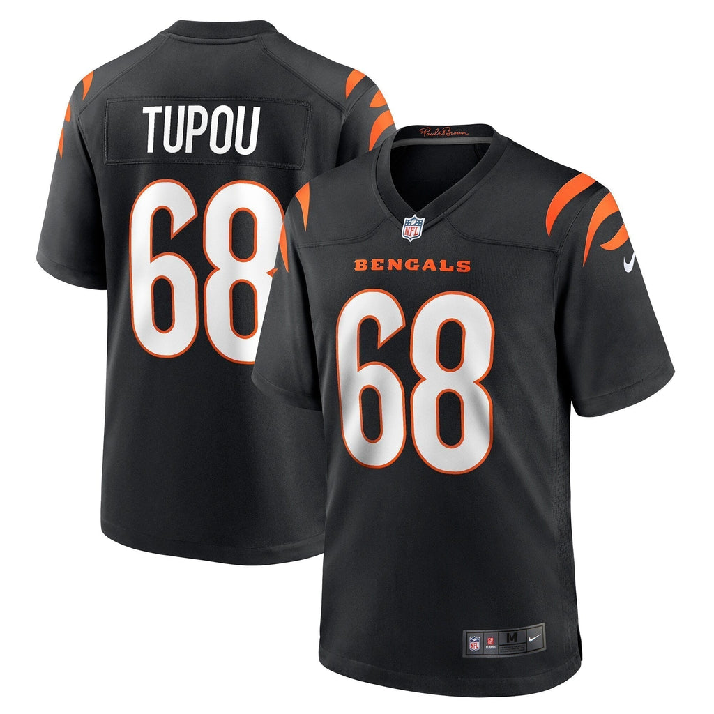 Josh Tupou Cincinnati Bengals  Game   Jersey - Black