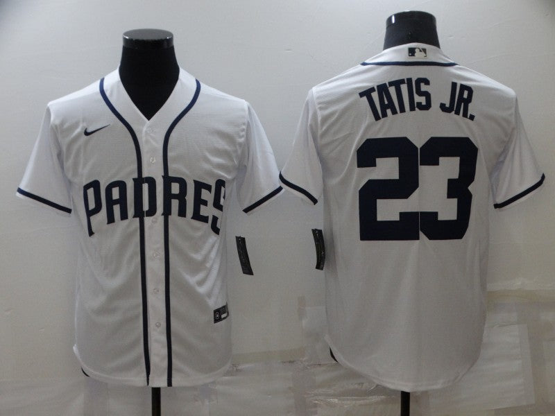 Men's San Diego Padres Fernando Tatis Jr. #23  White Stitched Jersey