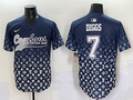 Men's Dallas Cowboys Trevon Diggs #7 Navy Team Game Player Jersey